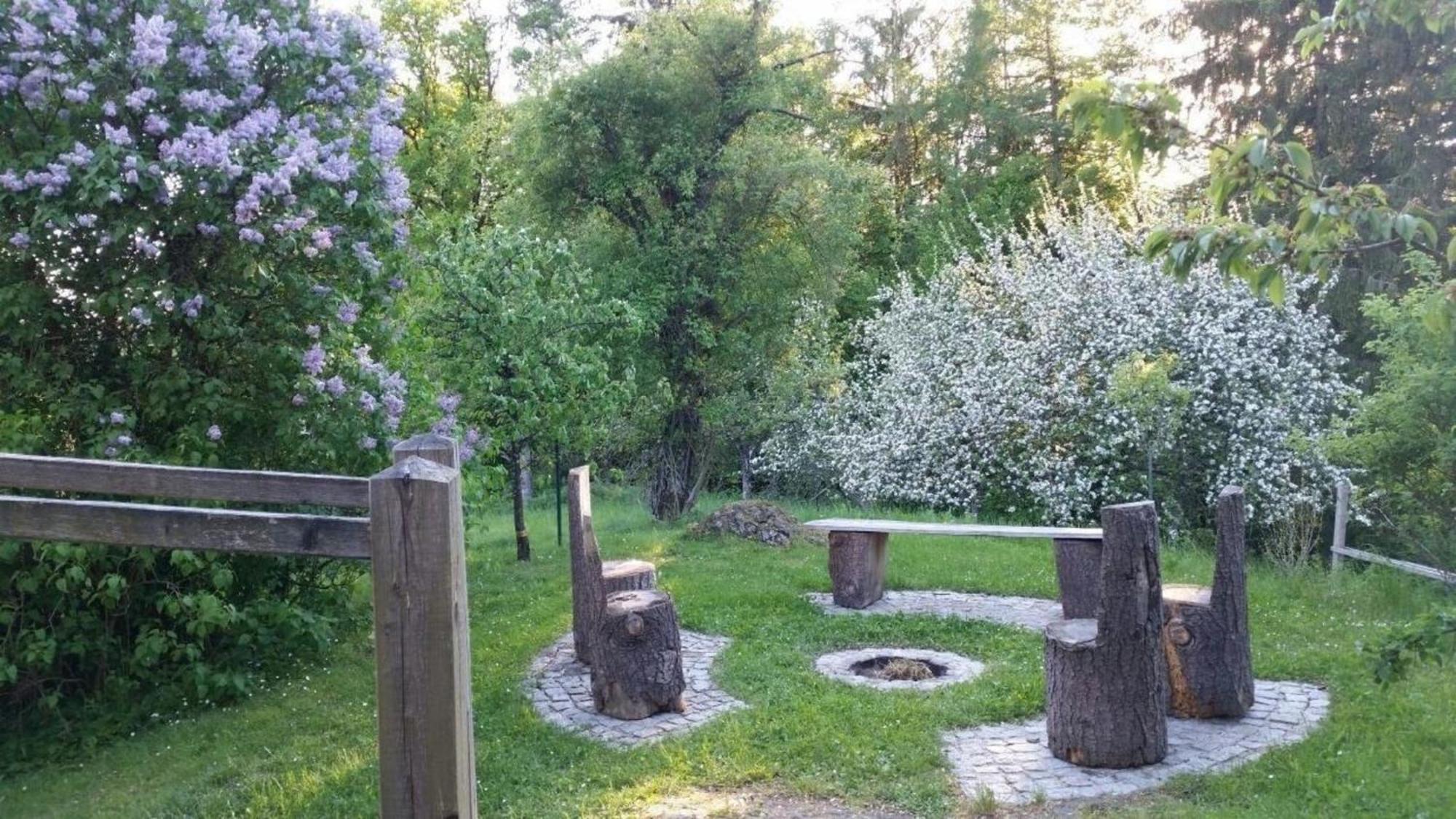 Ferienwohnung Altes Schulhaus In Leithen - Bernried Bagian luar foto